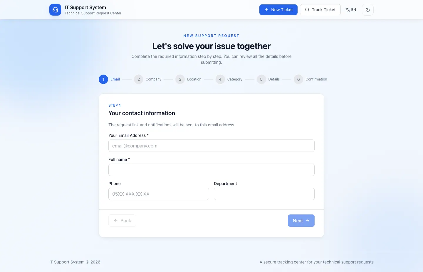 Passwordless public portal