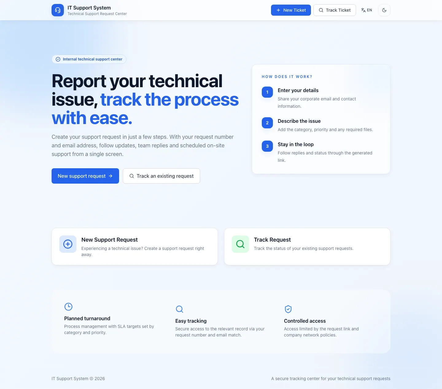 Home page